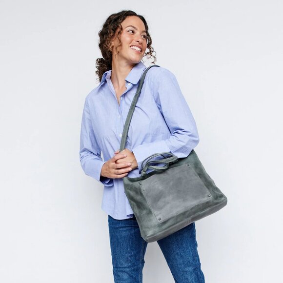 NEW Latico Leathers Black NolanTote/Crossbody - Picture 9 of 11